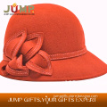 Cheapest top hat, hot selling orange ladies top hat